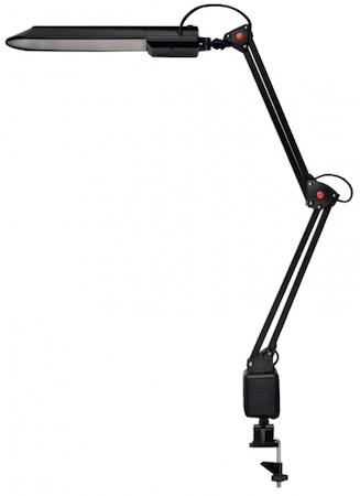 TDM ELECTRIC SQ0337-0032 Светильник струбцина 2-а звена 220В, 11Вт, G23 черный TDM